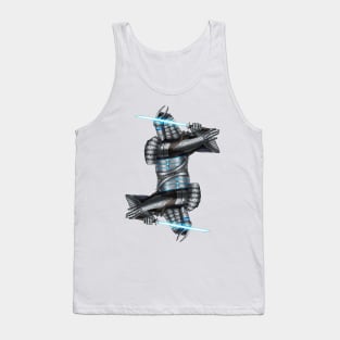 Futuristic Samurai Tank Top